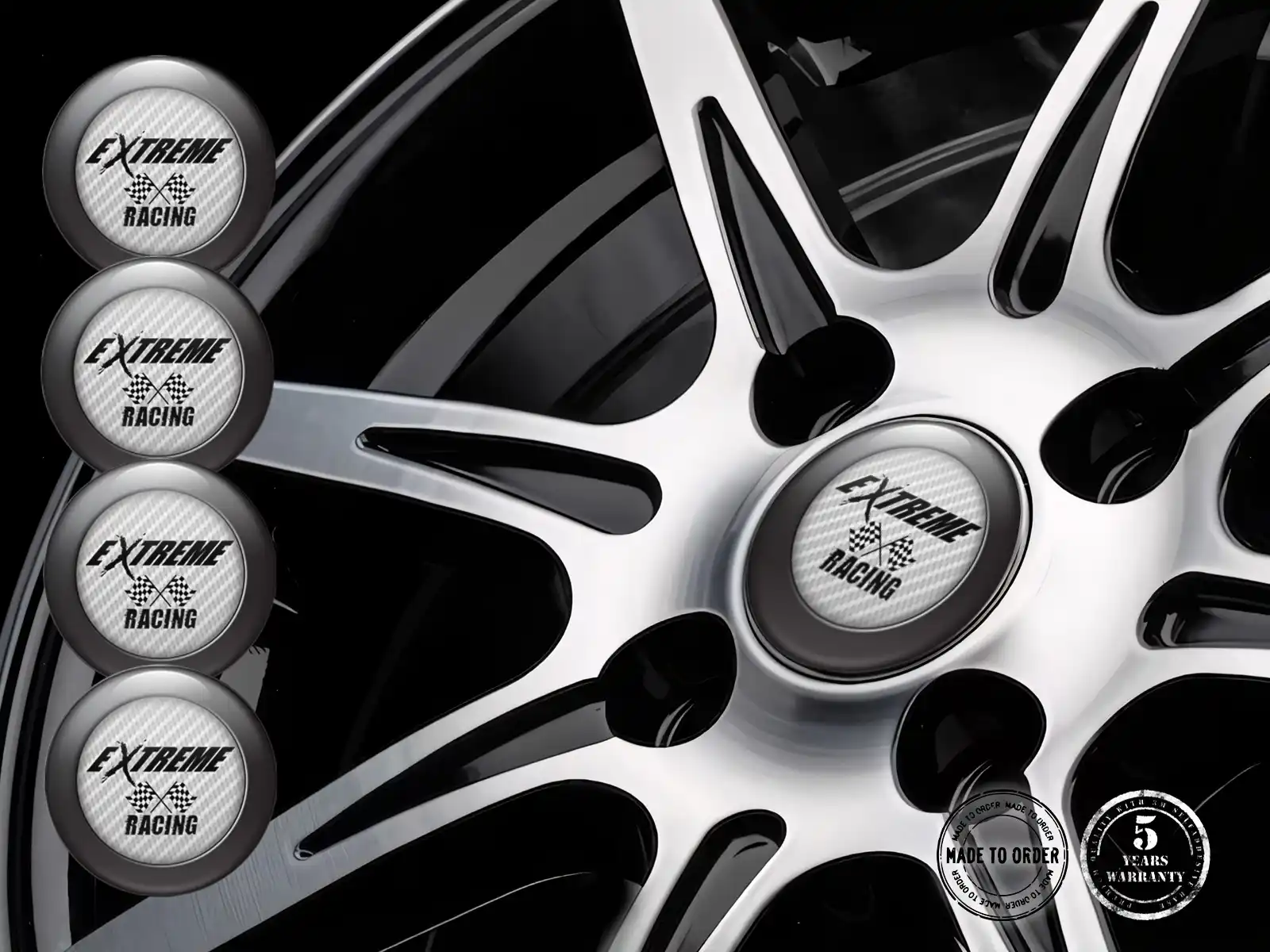 Raddekor Premium Ausgabe Tuning Labels Autos